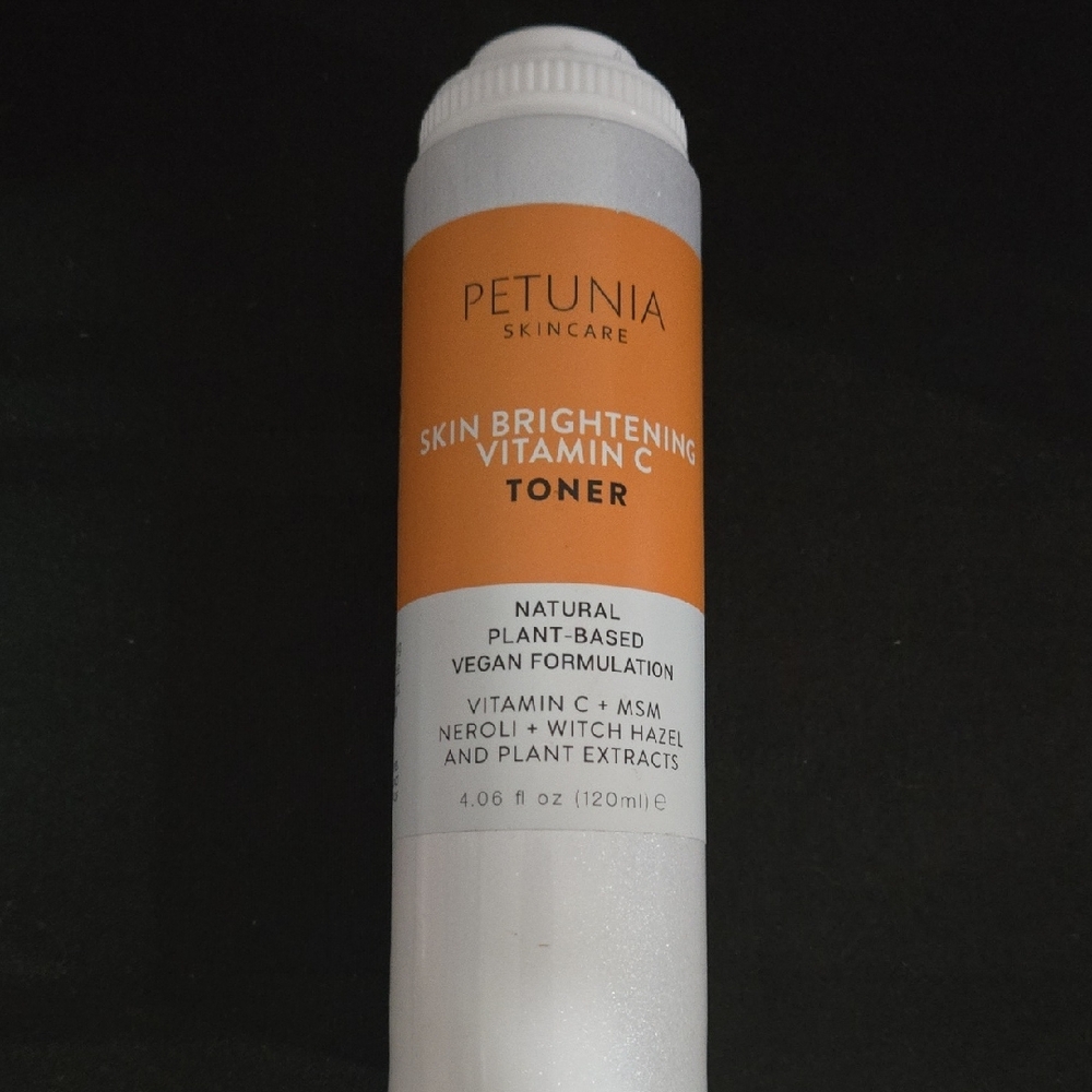 Petunia ..Brightening Vitamin C Toner - White and Orange